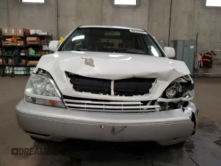 2002 Lexus RX 300 with VIN JTJHF10U220260734, listed as a Copart auction lot 80575794 with 161,218 mi miles and Salvage Title. Bid and sale history available at carsss.com. Image 5.