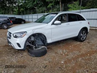 2020 Mercedes-Benz GLC 300 with VIN W1N0G8EB2LF842370, listed as a Copart auction lot 60129245 with 72,902 mi miles and Salvage title. Bid and sale history available at DreamBid. Image 1.