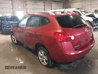 2008 Nissan Rogue SL with VIN JN8AS58V18W126134, listed as a IAAI auction lot 41886130 with 187,482 mi miles and . Bid and sale history available at DreamBid. Image 3.