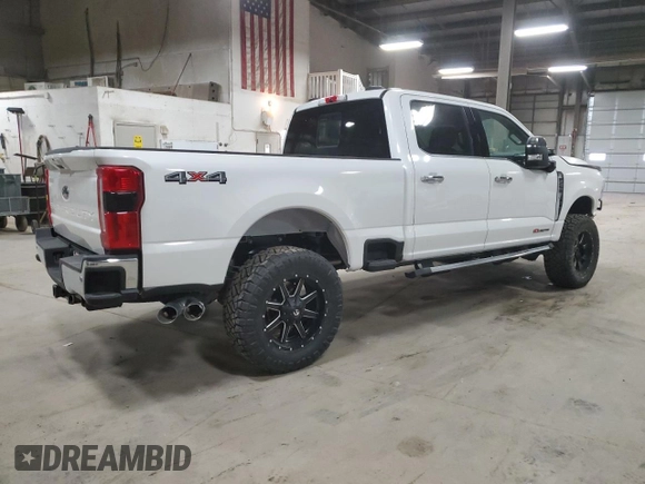 2024 Ford F-250 XL with VIN 1FT8W2BM1REF55987, listed as a Copart auction lot 52997625 with 11 mi miles and Salvage title. Bid and sale history available at DreamBid. Image 3.