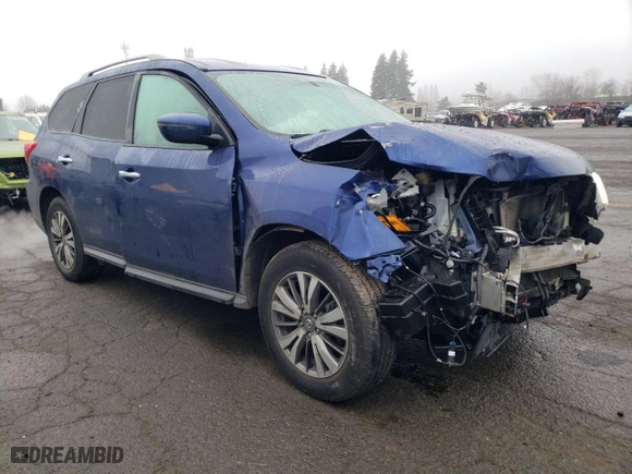 2019 Nissan Pathfinder SV with VIN 5N1DR2MMXKC643808, listed as a Copart auction lot 88957285 with 132,993 mi miles and Salvage Title. Bid and sale history available at carsss.com. Image 4.