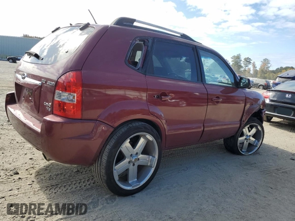2006 Hyundai Tucson GLS with VIN KM8JN72D86U375517, listed as a Copart auction lot 77829324 with 191,899 mi miles and Salvage Title. Bid and sale history available at carsss.com. Image 3.