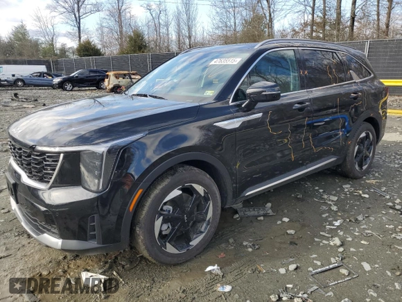 2025 Kia Sorento Hybrid EX with VIN KNDRHDJGXS5338773, listed as a Copart auction lot 47635515 with 2,904 mi miles and Salvage Title. Bid and sale history available at carsss.com. Image 1.