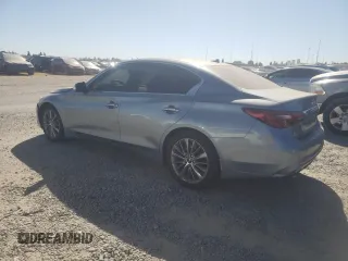 2018 Infiniti Q50 3.0t LUXE with VIN JN1EV7AP9JM352079, listed as a Copart auction lot 71255704 with 54,931 mi miles and Salvage Title. Bid and sale history available at carsss.com. Image 2.