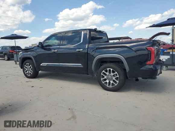 2022 Toyota Tundra 1794 Edition with VIN 5TFMA5DB7NX001779, listed as a Copart auction lot 55788825 with 51,582 mi miles and Salvage title. Bid and sale history available at DreamBid. Image 2.