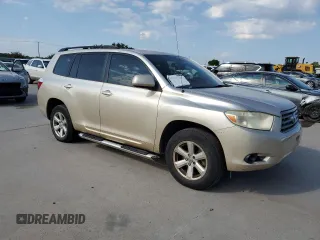 2008 Toyota Highlander with VIN JTEDS41A582021531, listed as a Copart auction lot 62220084 with 256,131 mi miles and Salvage title. Bid and sale history available at DreamBid. Image 4.