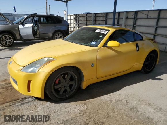 2005 Nissan 350Z Touring with VIN JN1AZ34EX5M652872, listed as a Copart auction lot 52520485 with 162,986 mi miles and Clean Title. Bid and sale history available at carsss.com. Image 1.