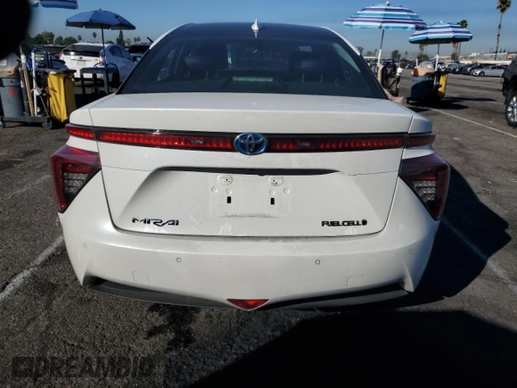 2020 Toyota Mirai with VIN JTDBVRBD5LA008169, listed as a Copart auction lot 77449854 with 71,712 mi miles and Salvage Title. Bid and sale history available at DreamBid. Image 6.