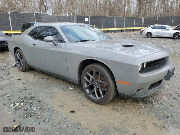 2023 Dodge Challenger SXT with VIN 2C3CDZAG2PH684612, listed as a Copart auction lot 42957445 with 9,046 mi miles and Salvage Title. Bid and sale history available at carsss.com. Image 4.