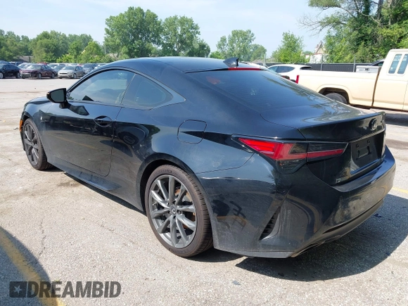 2019 Lexus RC 300 with VIN JTHHA5BC1K5010352, listed as a IAAI auction lot 42413621 with 28,456 mi miles and . Bid and sale history available at DreamBid. Image 3.