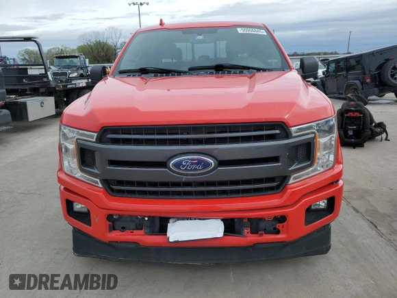 2018 Ford F-150 XL with VIN 1FTEW1CP7JKF70781, listed as a Copart auction lot 50906645 with 154,564 mi miles and Salvage Title. Bid and sale history available at DreamBid. Image 5.