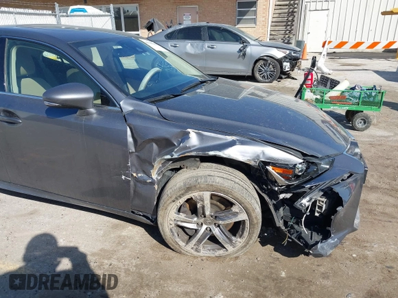 2017 Lexus IS with VIN JTHCM1D21H5022394, listed as a IAAI auction lot 41783159 with 53,859 mi miles. Bid and sale history available at carsss.com. Image 6.