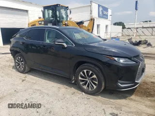 2021 Lexus RX 350 with VIN 2T2HZMDAXMC294632, listed as a Copart auction lot 59843245 with 48,110 mi miles and Salvage title. Bid and sale history available at DreamBid. Image 4.