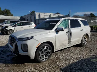 2022 Hyundai Palisade Calligraphy z VIN KM8R7DHE9NU349499, wystawiony jako Copart lot #46511175 z przebiegiem 37 687 mil mil oraz Szkoda całkowita • Salvage title. Historia ofert i sprzedaży dostępna na DreamBid. Obrazek 1.