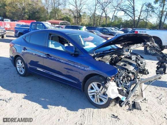 2020 Hyundai Elantra SEL with VIN 5NPD84LF5LH621520, listed as a IAAI auction lot 40910342 with 47,284 mi miles. Bid and sale history available at carsss.com. Image 1.