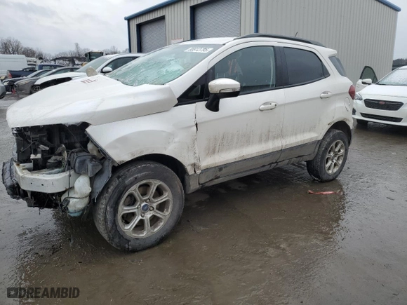 2019 Ford EcoSport SE with VIN MAJ6S3GL3KC301214, listed as a Copart auction lot 88912795 with 118,869 mi miles and Salvage Title. Bid and sale history available at carsss.com. Image 1.