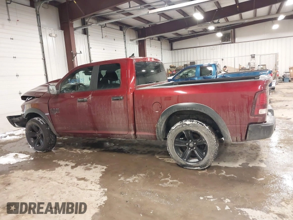 2021 Ram 1500 Classic Warlock with VIN 1C6RR7GG1MS576853, listed as a IAAI auction lot 41374629 with 27,119 mi miles. Bid and sale history available at carsss.com. Image 14.