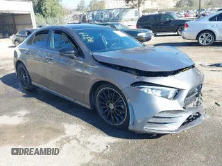 2022 Mercedes-Benz A 220 with VIN W1K3G4EB8NJ348694, listed as a IAAI auction lot 41861300 with 52,596 mi miles and . Bid and sale history available at DreamBid. Image 1.