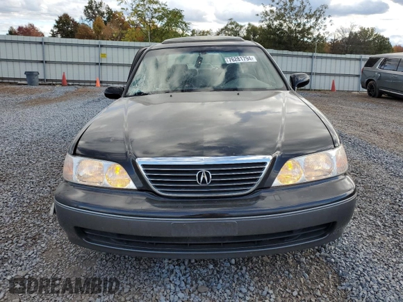 1998 Acura RL Special Edition with VIN JH4KA968XWC008085, listed as a Copart auction lot 76281794 with 0 mi miles and Salvage Title. Bid and sale history available at carsss.com. Image 5.