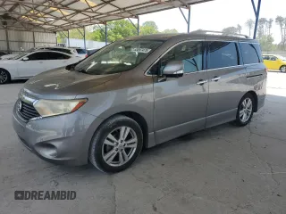 2013 Nissan Quest LE z VIN JN8AE2KP2D9066289, wystawiony jako Copart lot #53097475 z przebiegiem 122 150 mil mil oraz Szkoda całkowita • Salvage title. Historia ofert i sprzedaży dostępna na DreamBid. Obrazek 1.