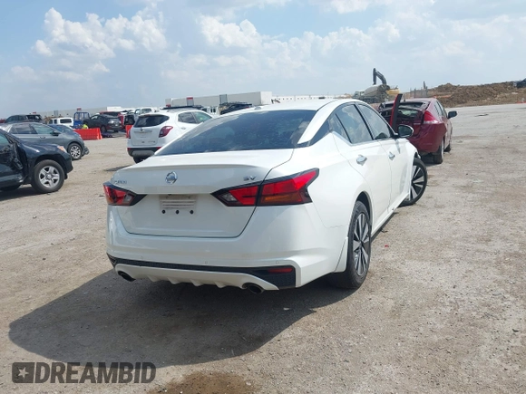 2019 Nissan Altima 2.5 SV with VIN 1N4BL4DV2KN307694, listed as a IAAI auction lot 41867957 with 53,904 mi miles. Bid and sale history available at carsss.com. Image 4.