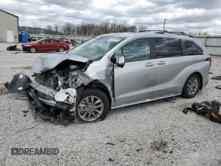 2022 Toyota Sienna XLE с VIN 5TDYSKFC0NS063131, выставлен на аукционе Copart как лот 51528125 с пробегом 27 520 миль миль и Списание • Salvage title. История ставок и продаж доступна на DreamBid. Изображение 1.