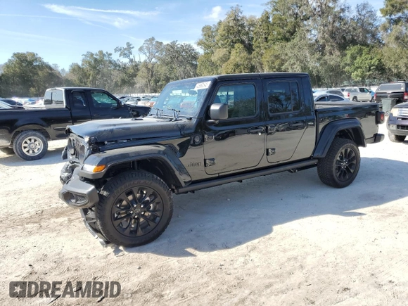 2025 Jeep Gladiator Willys с VIN 1C6PJTAG5SL503007, выставлен на аукционе Copart как лот 43960545 с пробегом 673 миль миль и Списание • Salvage title. История ставок и продаж доступна на DreamBid. Изображение 1.