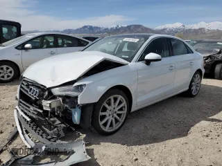 2015 Audi A3 2.0T Premium Plus with VIN WAUEFGFF1F1006592, listed as a Copart auction lot 52007695 with 138,454 mi miles and Salvage Title. Bid and sale history available at carsss.com. Image 1.