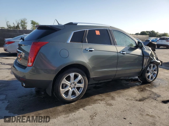 2013 Cadillac SRX Performance Collection with VIN 3GYFNDE39DS568052, listed as a Copart auction lot 52027255 with 96,579 mi miles and Salvage Title. Bid and sale history available at carsss.com. Image 3.
