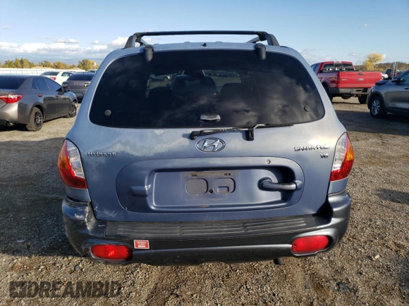 2002 Hyundai Santa Fe GLS with VIN KM8SC13D02U172170, listed as a Copart auction lot 79318804 with 171,221 mi miles and Salvage Title. Bid and sale history available at carsss.com. Image 6.