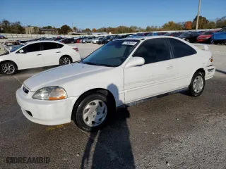 1996 Honda Civic EX with VIN 1HGEJ8241TL029870, listed as a Copart auction lot 77608634 with 111,058 mi miles and Salvage Title. Bid and sale history available at carsss.com. Image 1.
