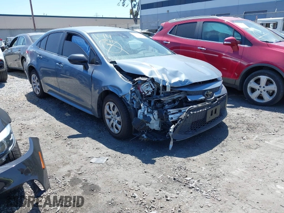2022 Toyota Corolla LE with VIN JTDEPMAEXN3031636, listed as a IAAI auction lot 42002029 with 38,708 mi miles and . Bid and sale history available at DreamBid. Image 1.