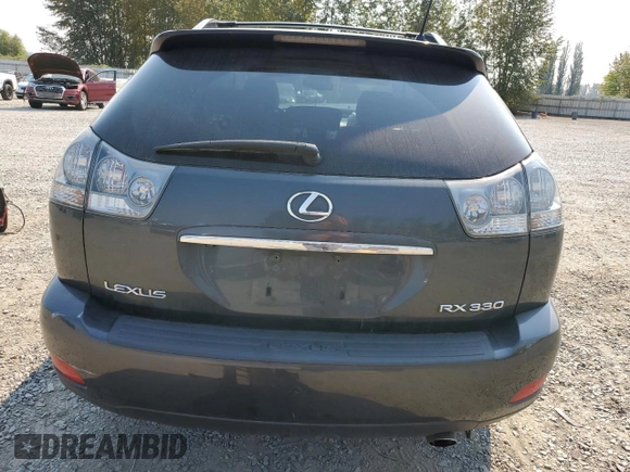 2004 Lexus RX 330 with VIN JTJHA31U840048478, listed as a Copart auction lot 70483594 with 126,368 mi miles and Salvage Title. Bid and sale history available at carsss.com. Image 6.