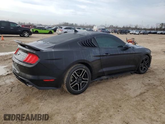 2020 Ford Mustang EcoBoost with VIN 1FA6P8THXL5150815, listed as a Copart auction lot 46851915 with 69,909 mi miles and Salvage Title. Bid and sale history available at carsss.com. Image 3.