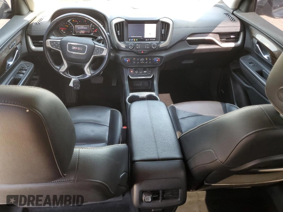 2019 GMC Terrain Denali with VIN 3GKALXEX9KL295684, listed as a Copart auction lot 53976375 with 92,706 mi miles and Salvage title. Bid and sale history available at DreamBid. Image 8.