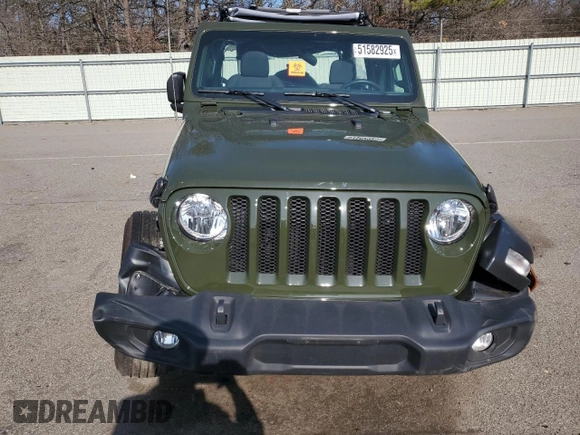 2022 Jeep Wrangler Unlimited Willys with VIN 1C4HJXDN6NW245016, listed as a Copart auction lot 51582925 with 3,029 mi miles and Salvage title. Bid and sale history available at DreamBid. Image 5.