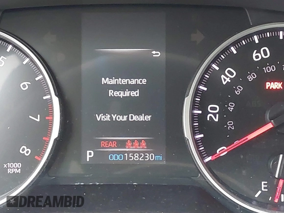 2020 Toyota RAV4 LE with VIN 2T3H1RFV9LW084522, listed as a IAAI auction lot 41544414 with 158,230 mi miles. Bid and sale history available at carsss.com. Image 16.
