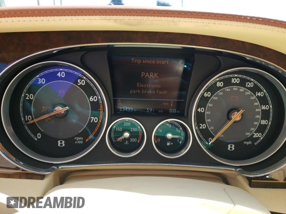 2014 Bentley Flying Spur z VIN SCBEC9ZAXEC095785, wystawiony jako Copart lot #46089425 z przebiegiem 23 435 mil mil oraz Szkody całkowita. Historia ofert i sprzedaży dostępna na DreamBid. Obrazek 9.