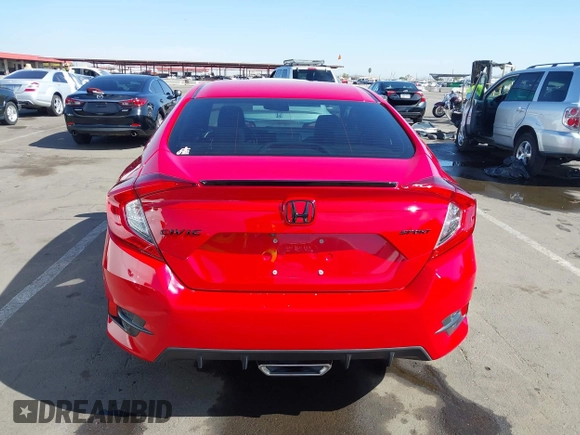 2020 Honda Civic Sedan Sport with VIN 2HGFC2F89LH506471, listed as a IAAI auction lot 42003651 with 70,311 mi miles. Bid and sale history available at carsss.com. Image 16.