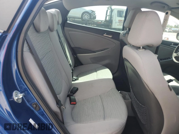 2015 Hyundai Accent GLS with VIN KMHCT4AE7FU935471, listed as a Copart auction lot 55411435 with 87,243 mi miles and Salvage Title. Bid and sale history available at DreamBid. Image 10.