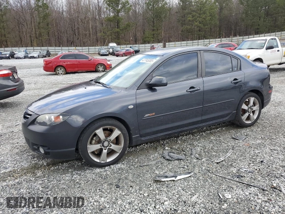 2005 Mazda 3 s with VIN JM1BK323051292231, listed as a Copart auction lot 47745385 with 224,594 mi miles and Salvage Title. Bid and sale history available at carsss.com. Image 1.