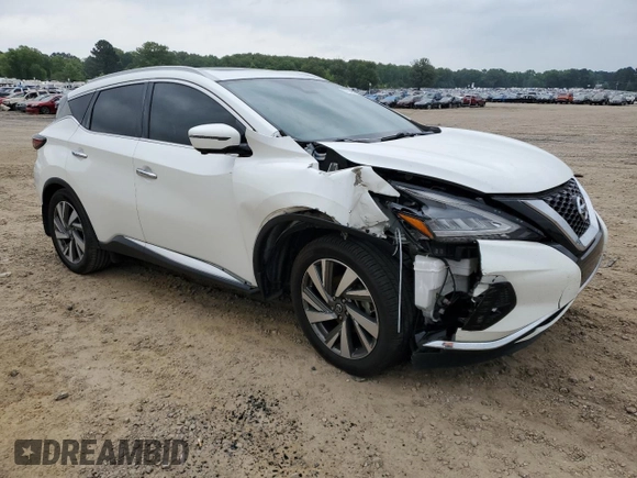 2019 Nissan Murano SL with VIN 5N1AZ2MJ4KN105716, listed as a Copart auction lot 57346055 with 73,445 mi miles and Salvage title. Bid and sale history available at DreamBid. Image 4.