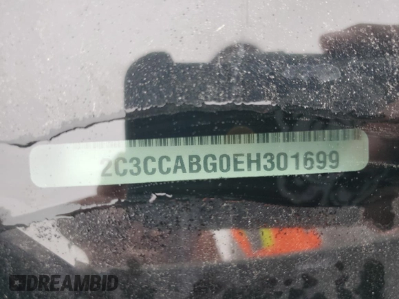 2014 Chrysler 300 with VIN 2C3CCABG0EH301699, listed as a Copart auction lot 43661855 with 183,371 mi miles and Salvage Title. Bid and sale history available at carsss.com. Image 13.