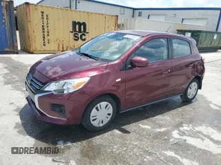 2021 Mitsubishi Mirage ES with VIN ML32AUHJ6MH012108, listed as a Copart auction lot 60474965 with 41,125 mi miles and Non repairable. Bid and sale history available at DreamBid. Image 1.