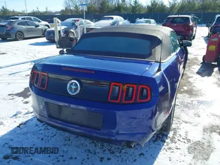 2014 Ford Mustang V6 with VIN 1ZVBP8EM7E5296964, listed as a IAAI auction lot 41325336 with 141,346 mi miles. Bid and sale history available at carsss.com. Image 4.