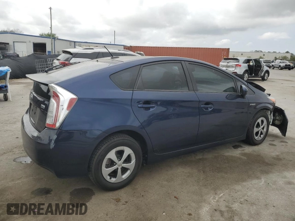 2012 Toyota Prius One with VIN JTDKN3DUXC1520181, listed as a Copart auction lot 48565555 with 158,252 mi miles and Salvage title. Bid and sale history available at DreamBid. Image 3.