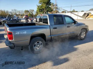 2006 Dodge Dakota SLT with VIN 1D7HW48K46S624630, listed as a Copart auction lot 76592394 with 135,679 mi miles and Salvage Title. Bid and sale history available at carsss.com. Image 3.