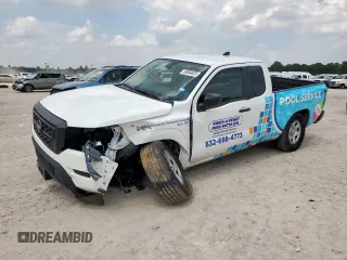 2024 Nissan Frontier S z VIN 1N6ED1CL4RN641591, wystawiony jako Copart lot #59594025 z przebiegiem 7 162 mil mil oraz Szkoda całkowita • Salvage title. Historia ofert i sprzedaży dostępna na DreamBid. Obrazek 1.