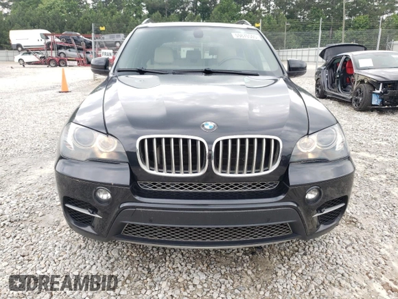 2011 BMW X5 50i with VIN 5UXZV8C52BL419028, listed as a Copart auction lot 59870505 with 126,666 mi miles and Salvage title. Bid and sale history available at DreamBid. Image 5.