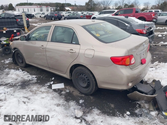 2009 Toyota Corolla with VIN 1NXBU40E19Z052903, listed as a IAAI auction lot 41305719 with 141,625 mi miles and . Bid and sale history available at carsss.com. Image 3.